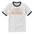 Ask Me About Ancient Times I'm From The 1900s Unisex Cotton Ringer T-Shirt