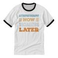 Astrophotography Now Minimal Socializing Introvert Vintage Unisex Cotton Ringer T-Shirt Astrophotography Now Minimal Socializing Introvert Vintage Unisex Cotton Ringer T-Shirt