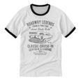 Automotive Nostalgia Classic Car Cruise-In Distressed Premium Tri-Blend Unisex Cotton Ringer T-Shirt
