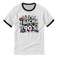 Take Me Back To The 90s Retro Nostalgia Unisex Cotton Ringer T-Shirt Take Me Back To The 90s Retro Nostalgia Unisex Cotton Ringer T-Shirt
