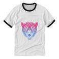 Bi Shy And Ready To Cry Bisexual Introvert Bi Pride Unisex Cotton Ringer T-Shirt Bi Shy And Ready To Cry Bisexual Introvert Bi Pride Unisex Cotton Ringer T-Shirt