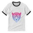 Bi Shy And Ready To Cry Bisexual Introvert Bi Pride Unisex Cotton Ringer T-Shirt