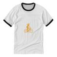 Bike-Trovert Bicycle Humor Definition Introvert Unisex Cotton Ringer T-Shirt Bike-Trovert Bicycle Humor Definition Introvert Unisex Cotton Ringer T-Shirt