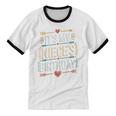 Boho Nostalgia It's My Niece's Birthday Women Kids Unisex Cotton Ringer T-Shirt Boho Nostalgia It's My Niece's Birthday Women Kids Unisex Cotton Ringer T-Shirt