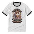 Book Lover Hedgehog Reading Books Introvert Bookworm Unisex Cotton Ringer T-Shirt Book Lover Hedgehog Reading Books Introvert Bookworm Unisex Cotton Ringer T-Shirt