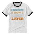Bookbinding Now Minimal Socializing Introvert Vintage Unisex Cotton Ringer T-Shirt Bookbinding Now Minimal Socializing Introvert Vintage Unisex Cotton Ringer T-Shirt