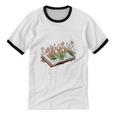Books That Help Introverts Since 1454 Conversations Unisex Cotton Ringer T-Shirt Books That Help Introverts Since 1454 Conversations Unisex Cotton Ringer T-Shirt