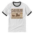 Boomer Millennial Please Be Patient I'm From The 1900s Premium Unisex Cotton Ringer T-Shirt