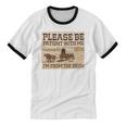 Boomer Millennial Please Be Patient I'm From The 1900s Unisex Cotton Ringer T-Shirt