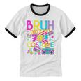 Bruh This Is My 70's Costume Nostalgia Mixtape 1970s Party Unisex Cotton Ringer T-Shirt Bruh This Is My 70's Costume Nostalgia Mixtape 1970s Party Unisex Cotton Ringer T-Shirt