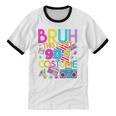 Bruh This Is My 90's Costume Nostalgia Mixtape 1990s Party Unisex Cotton Ringer T-Shirt