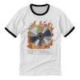Buffering Glitched CD On Fire 2000s Nostalgia Unisex Cotton Ringer T-Shirt Buffering Glitched CD On Fire 2000s Nostalgia Unisex Cotton Ringer T-Shirt