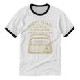 Burnt Toast And A Weekend Radio Show 80s 90s Nostalgia Unisex Cotton Ringer T-Shirt
