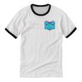 Bytes Of Memories Digital Nostalgia Concept Line Unisex Cotton Ringer T-Shirt