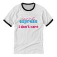 Words Cannot Express How Much I Don't Care Introvert Unisex Cotton Ringer T-Shirt