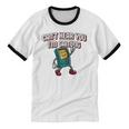 Cant Hear You Im Gaming Introvert Gamer Antisocial Raglan Baseball Tee Unisex Cotton Ringer T-Shirt