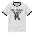 Cant Hear You Im Gaming Introvert Gamer Antisocial Unisex Cotton Ringer T-Shirt