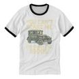 You Can't Scare Me I'm From The 1900s Retro Vintage Car Premium Unisex Cotton Ringer T-Shirt