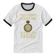 You Can't Scare Me I'm From The 1900s Vintage Pocket Watch Premium Unisex Cotton Ringer T-Shirt