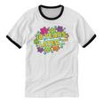 Cartoons Retro 18 Years Later Groovy Pop Art Nostalgia Unisex Cotton Ringer T-Shirt
