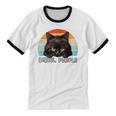 Cat Pun Introvert Anti Social Ew People Kitty Unisex Cotton Ringer T-Shirt Cat Pun Introvert Anti Social Ew People Kitty Unisex Cotton Ringer T-Shirt