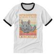 Chinchilla Owner Introvert Chinchilla Unisex Cotton Ringer T-Shirt Chinchilla Owner Introvert Chinchilla Unisex Cotton Ringer T-Shirt