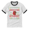 Christmas Introvert Team Introvert Introverted Xmas Unisex Cotton Ringer T-Shirt Christmas Introvert Team Introvert Introverted Xmas Unisex Cotton Ringer T-Shirt