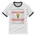 Christmas Inventing Team Inventing Introvert Xmas Unisex Cotton Ringer T-Shirt Christmas Inventing Team Inventing Introvert Xmas Unisex Cotton Ringer T-Shirt