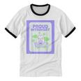 Cool Fun Cute Proud Introvert Cat Character For Men Women Unisex Cotton Ringer T-Shirt Cool Fun Cute Proud Introvert Cat Character For Men Women Unisex Cotton Ringer T-Shirt