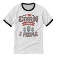 Corn Enthusiast Introvert Maize Farmer Planter Grower Unisex Cotton Ringer T-Shirt Corn Enthusiast Introvert Maize Farmer Planter Grower Unisex Cotton Ringer T-Shirt