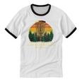 More Course Not People Disc Golf Introvert Golfer Antisocial Unisex Cotton Ringer T-Shirt