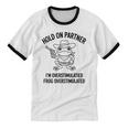 Cowboy Frog Overstimulated Western Meme Introverts Unisex Cotton Ringer T-Shirt