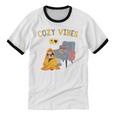 Cozy Vibes Atmospheric Introvert Unisex Cotton Ringer T-Shirt Cozy Vibes Atmospheric Introvert Unisex Cotton Ringer T-Shirt