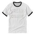 Crazy Antisocial FREAK COLLEGE Introvert Don't Call Me Unisex Cotton Ringer T-Shirt Crazy Antisocial FREAK COLLEGE Introvert Don't Call Me Unisex Cotton Ringer T-Shirt