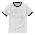 Crazy Antisocial FREAK COLLEGE Introvert Don't Call Me Unisex Cotton Ringer T-Shirt Crazy Antisocial FREAK COLLEGE Introvert Don't Call Me Unisex Cotton Ringer T-Shirt