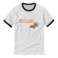 I Like Croissant And Maybe 3 People Baking Introvert Foodie Unisex Cotton Ringer T-Shirt I Like Croissant And Maybe 3 People Baking Introvert Foodie Unisex Cotton Ringer T-Shirt