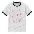 Dead Inside But Its Valentines DayShirt For Introverts Unisex Cotton Ringer T-Shirt