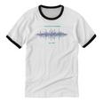 DIAL UP Modem Sound Of Progress 1996 Gen X Tech Nostalgia Premium Tri-Blend Unisex Cotton Ringer T-Shirt