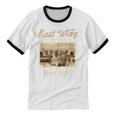 East Wing Never Forget American Vintage Nostalgia Unisex Cotton Ringer T-Shirt