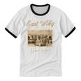 East Wing Never Forget American Vintage Nostalgia Unisex Cotton Ringer T-Shirt East Wing Never Forget American Vintage Nostalgia Unisex Cotton Ringer T-Shirt