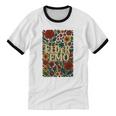 Elder Emo Floral Gothic Vintage Nostalgia Unisex Cotton Ringer T-Shirt Elder Emo Floral Gothic Vintage Nostalgia Unisex Cotton Ringer T-Shirt
