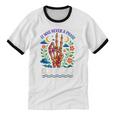 Elder Emo Nostalgia Skeleton Hand Unisex Cotton Ringer T-Shirt