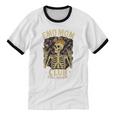 Emo Mom Club Still Rockin Skeleton Nostalgia Women Mother Unisex Cotton Ringer T-Shirt