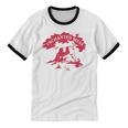Enchanted Mesa Plateau Nostalgia Unisex Cotton Ringer T-Shirt