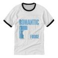 I Enjoy Long Romantic Walks To My Fridge Introvert Unisex Cotton Ringer T-Shirt
