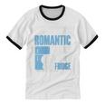 I Enjoy Long Romantic Walks To My Fridge Introvert Unisex Cotton Ringer T-Shirt I Enjoy Long Romantic Walks To My Fridge Introvert Unisex Cotton Ringer T-Shirt