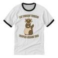 Ew People Ferret Saying Mask Introvert Ferrets Unisex Cotton Ringer T-Shirt Ew People Ferret Saying Mask Introvert Ferrets Unisex Cotton Ringer T-Shirt