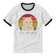 Ew People Introvert Cat Lover Crazy Colorful Cat Lady Unisex Cotton Ringer T-Shirt
