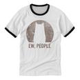 Ew People Introvert Cat Meow Cat Lover Men Women Kids Unisex Cotton Ringer T-Shirt Ew People Introvert Cat Meow Cat Lover Men Women Kids Unisex Cotton Ringer T-Shirt