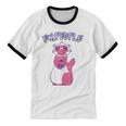 Ew People Introvert Ferrets Saying Mask Ferret Unisex Cotton Ringer T-Shirt